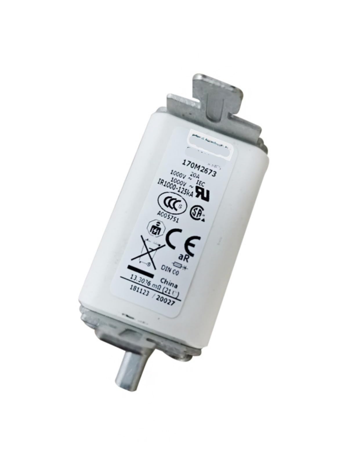 VDOQTLJT 170M2673 Low Voltage Fuse Base Quick Blow