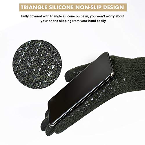 Image of TRENDOUX Winter Gloves for Men Women - Upgraded Touch Screen Cold Weather Thermal Warm Knit Glove for Running Driving Hiking