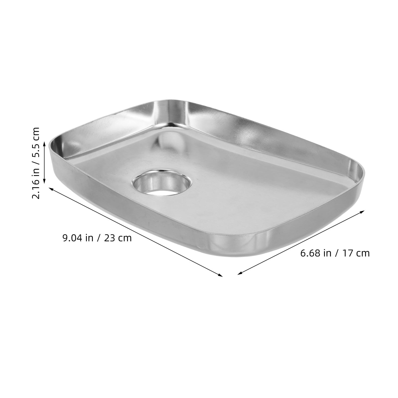 BETOOKY Przystawka do maszynki do mielenia mięsa: Tacka do napełniania ze stopu aluminium do maszynki do mielenia mięsa - 9 x 6,6 x 2,1" Tacka do żywności do maszynek do mikserów i komercyjnych