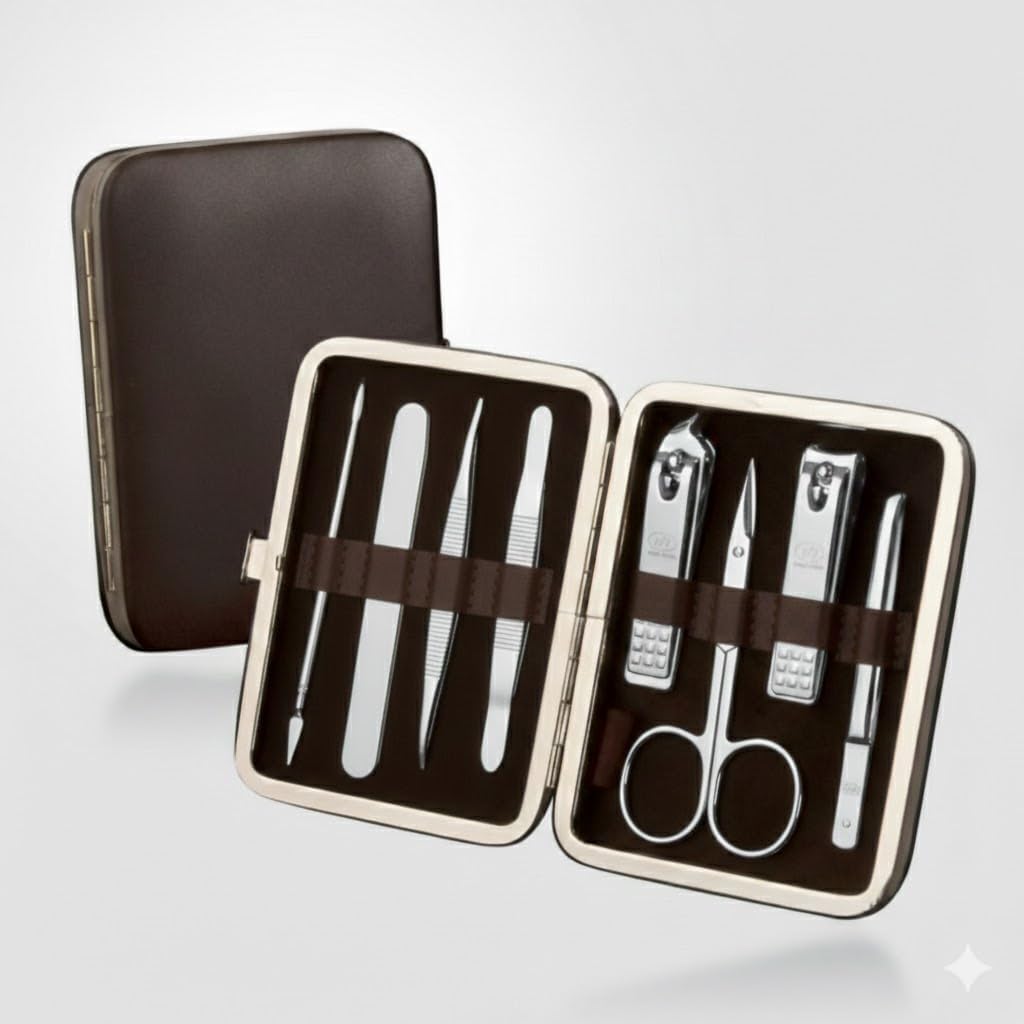 Made in Korea Korean Nail Clippers World No. 1. Three Seven (777) Clear Cut Great for Travel Gift Manicure Grooming Kit Nail Clipper Set Since 1975
