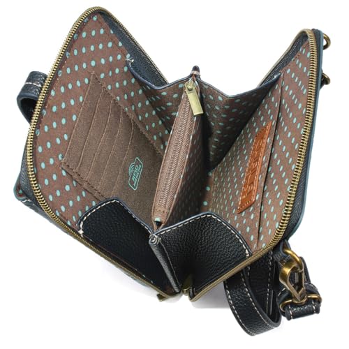 Image of CHALA Snap Crossbody RFID Protected Women Faux Leather Cellphone Purse with Adjustable Crossbody Strap