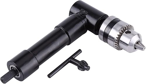 Adaptador de accesorio de taladro de 90 grados, ángulo recto angular de 0.315 in, vástago hexagonal, adaptador de broca, extensión de mandril de