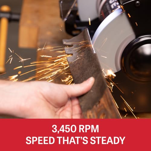 JET 8-Inch Bench Grinder with LED Lights