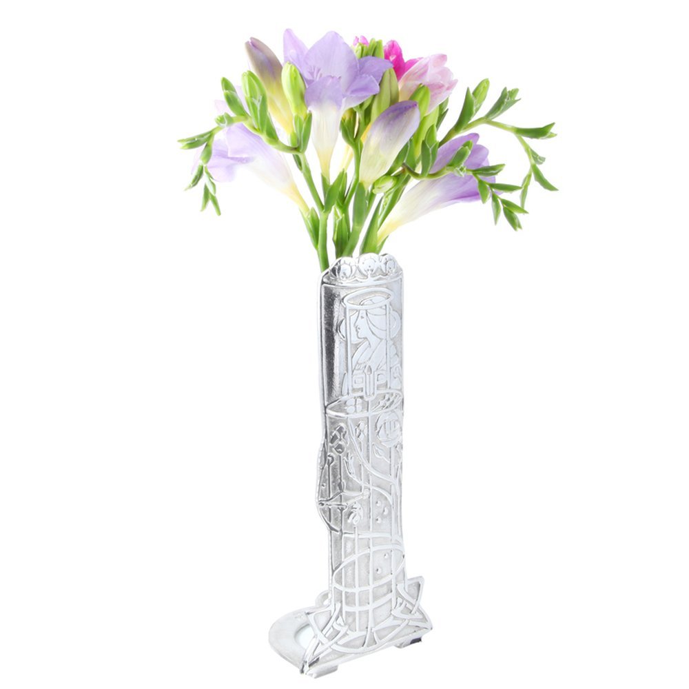 Pewtermill Crafts Silver Charles Rennie Mackintosh Pewter Stem Vase