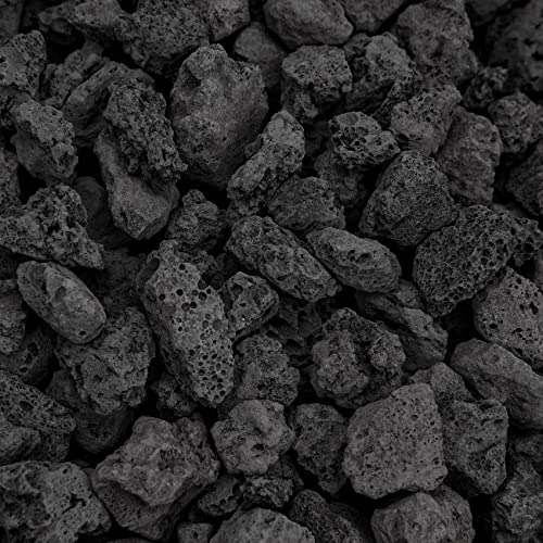 Image of Onlyfire 10Lbs Black Lava Rock for Fire Pit /Fireplace /Gas Grill /Landscaping