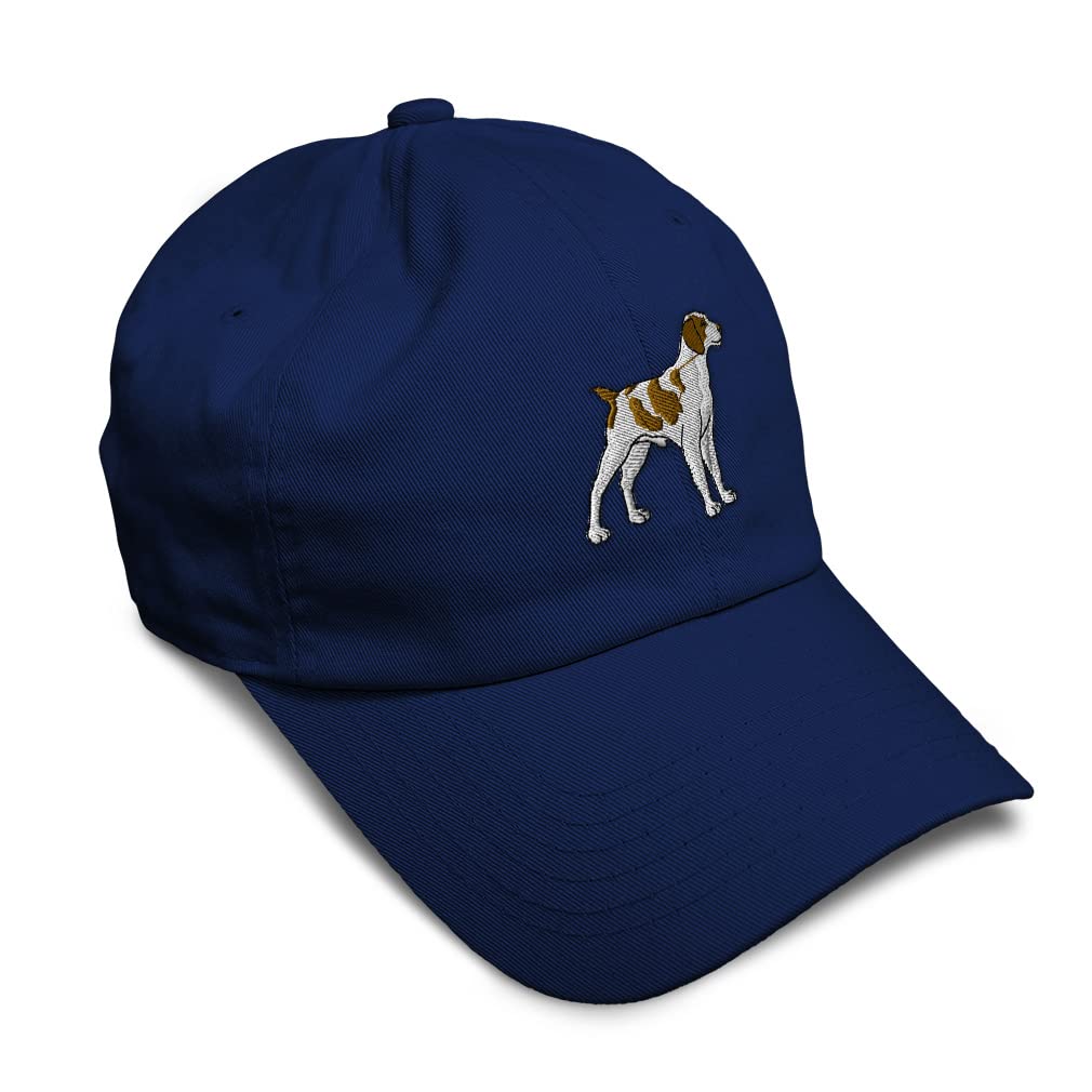 Soft Baseball Cap Brittany Spaniel Embroidery Dogs Brittany Spaniel Cotton Grouse Dad Hats for Men & Women