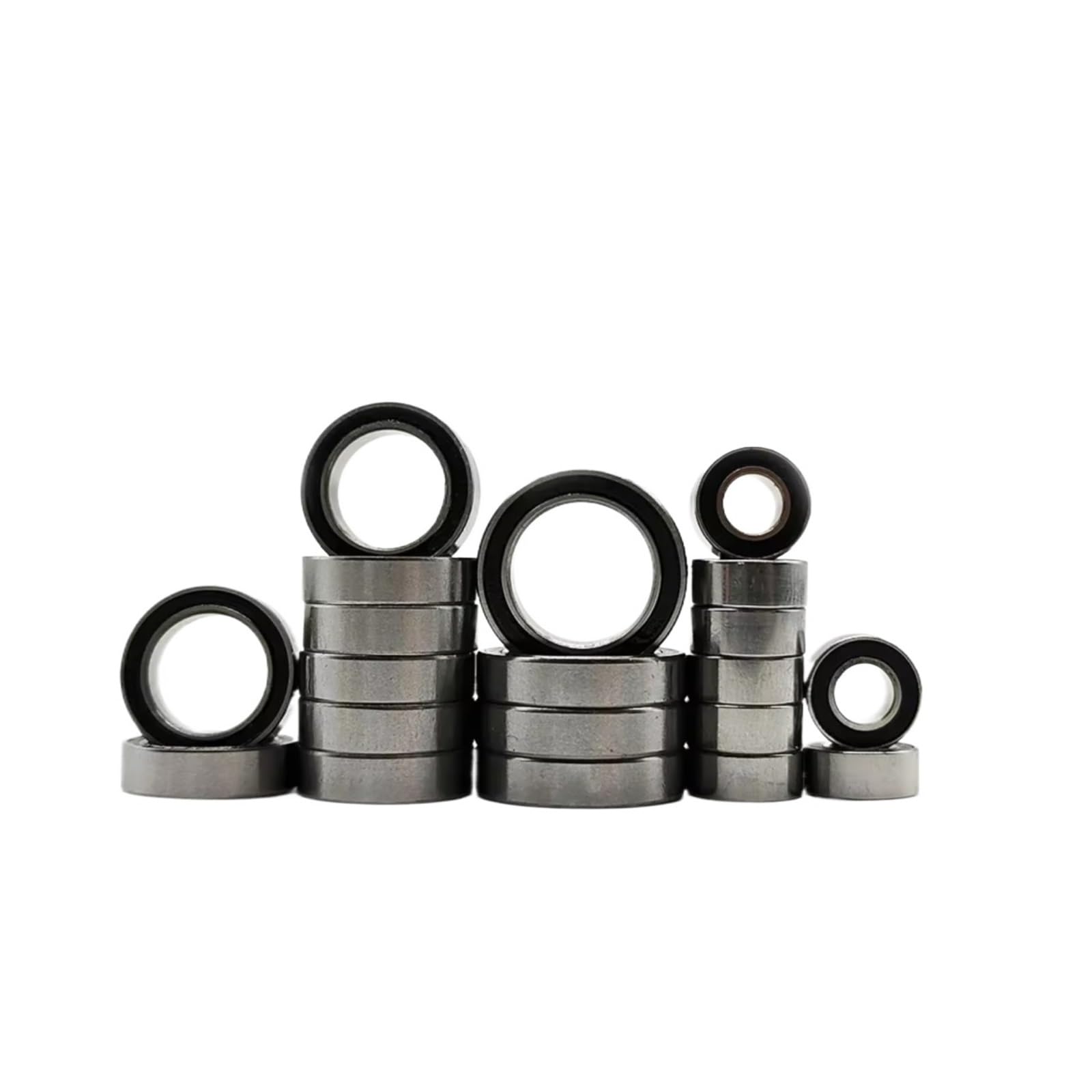RC Lagerteile Für Redcat Für Volcano Tornado EPX Pro 1/10 20 Teiliges Schwarzes Gummiversiegeltes Komplettes Kugellager Kit Aus Chromstahl RC Auto Upgrade Teile