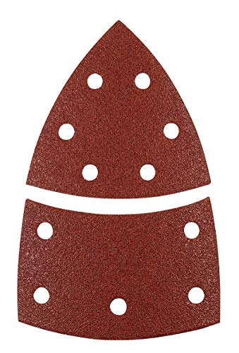 KWB 49496112 Abrasivo 5 q-s triangulos 100 x 62,93 mm k120, Marrón, 93mm