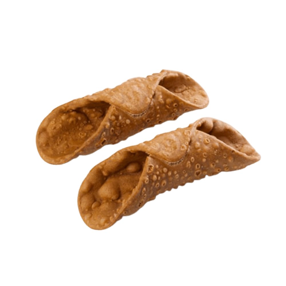 Tesori di Sicilia - Cannoli Siciliani Senza Glutine da Farcire, Scorze Croccanti Artigianali - 40 pezzi
