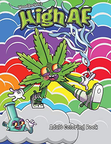 518sJVvmi1L. SL500  - High AF Adult Weed Coloring Book | Sexy Naughty Dirty | The Perfect Gift