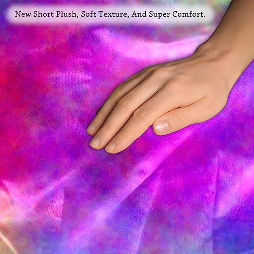 Housse de coussin en velours tie-dye style rustique chic haut de gamme