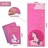 ABTECH-Kids-Yoga-Mat-Set-Fun-Unicorn-Yoga-Mat-for-Girls-Comfortable-Chemical-Free-Non-Toxic-Non-Slip-60-X-24-X-02-Inches-w-12-Yoga-Cards-for-Kids-Cute-Carrier-Bag-Pink-Ages-3-12 Kids Yoga Mat Set - Fun Unicorn Yoga Mat for Girls - Comfortable - Chemical Free - Non-Toxic - Non-Slip - 60 X 24 X 0.2 Inches - w/ 12 Yoga Cards for Kids - Carrier Bag with Strap - Pink - Ages 4-12