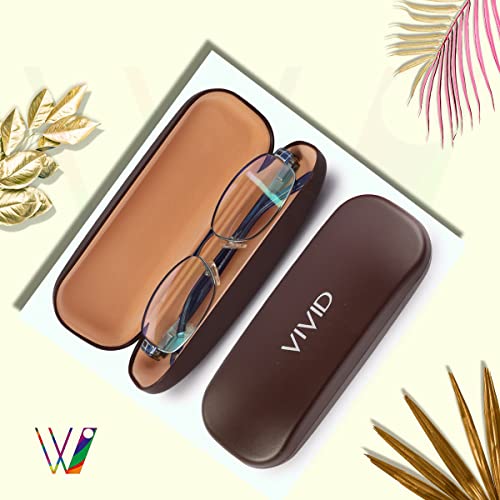 Image of VIVID Vision Unisex Adult Lightweight Eyewear Specs Case Cover | Protect Eye Glasses | Chashma Dibbi | Spectacle Box