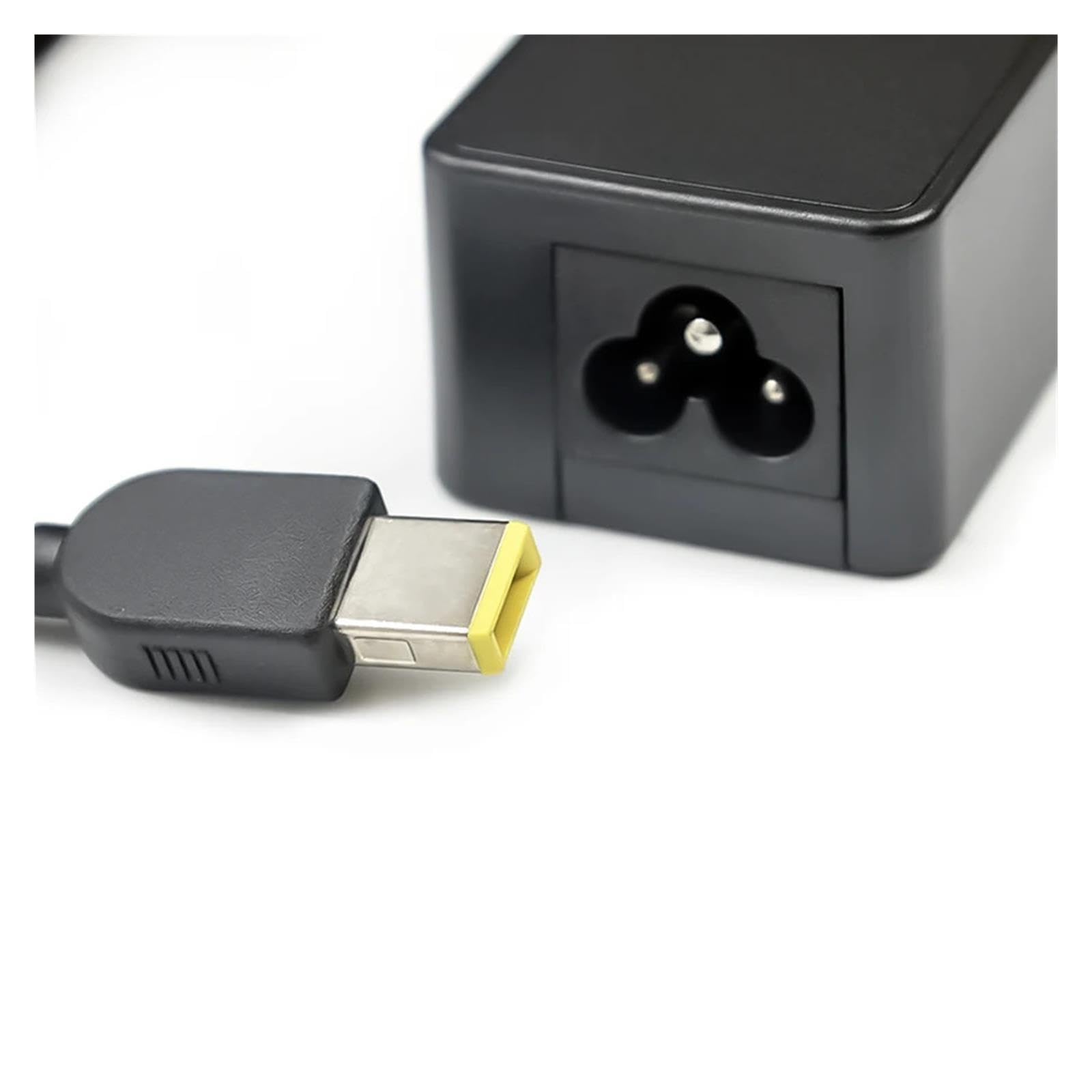 Adaptador De Corriente De Cargador De Vuelta De CA USB De 20V 3.25A 65W, Compatible con Lenovo, Compatible con Thinkpad, X301S X230S G500 G405 X1 Carbon E431 E531 T440s Yoga 13(100-240V AU Plug)