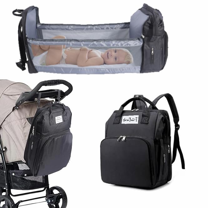 Frabe Family Changing Backpack, Mom Backpack, Changing Bag, Large Changing Bag, Oxford Backpack, Multi-Function - Image 3