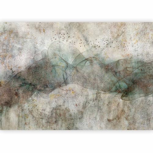 artgeist Wall Mural Bird 118x83 in - XXL Non-Woven Wallpaper Fleece Wall Decor Photo Print Picture Image Design Concrete Abstract Like Painted a-C-10030-a-a