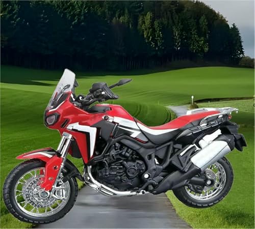 per Modello di moto da motocross in scala 1/18, giocattolo da collezione, regalo, produzione pressofusa statica per Honda Africa Twin DCT
