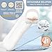 Bubbyhuts Baby Lounger - Snuggle Cozy Me Infant Lounger for Newborn 0-12 Months, Muslin Cover，Portable Breathable & Soft Baby Nest Lounger for Home and Travel - Blue