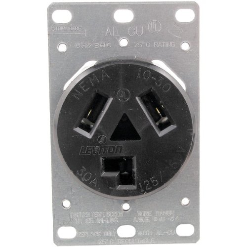 5207 Single-Flush Dryer Receptacle (3 wire)