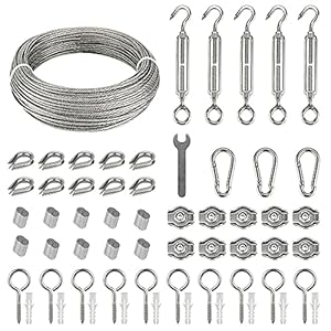 Vonlux Drahtseil Edelstahl Set 60pcs AOBADEA902F