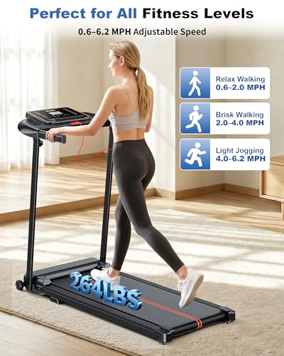 Standing treadmill desk