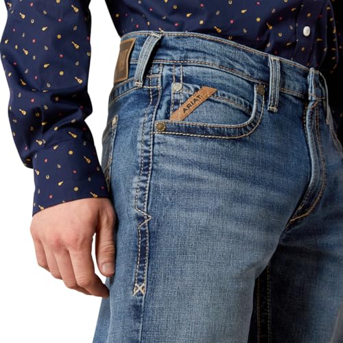 Image of ARIAT Men M5 Straight Calico Straight Leg Jean
