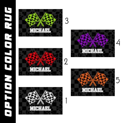 Tapete Decorativo Personalizado con Diseño de Carreras miniatura 3