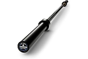 LIONSCOOL Premium 6FT Barbell for Strength Training and Olympic Weightlifting