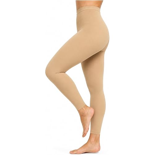 beister Compression Pantyhose 20-30 mmHg, Medical Leggings Footless Women
