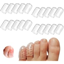 20 Pack Bunion Relief Pads & Gel Toe Separators - Silicone, Breathable, Anti-Friction Cushions for Pain & Protection Unisex Foot Care for Bunions, Corns, Calluses