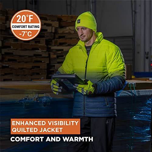 RefrigiWear Enhanced Visibility Quilted Jacket2