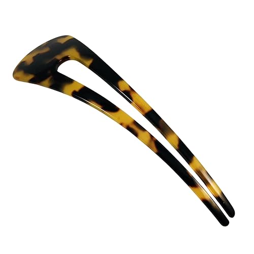 French Amie Grace Long Tokyo - Soporte para moño de acetato de celulosa hecho a mano grande de Tokio (Tokio)