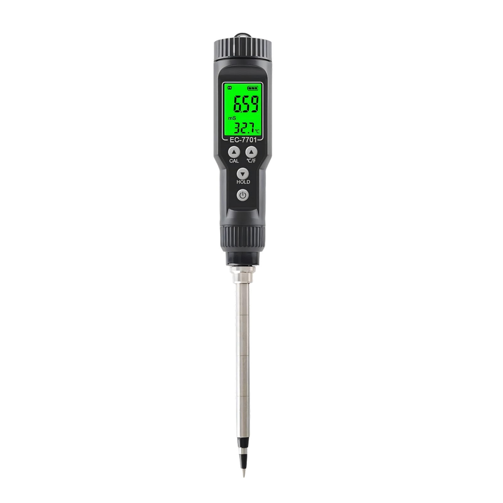 Pxzh Handheld Soil Electrical Conductivity Meter With 0.01Ms Cm Resolution For Fast And Uniform Soil Nutrient Analysis Household And Field Salt Meter
