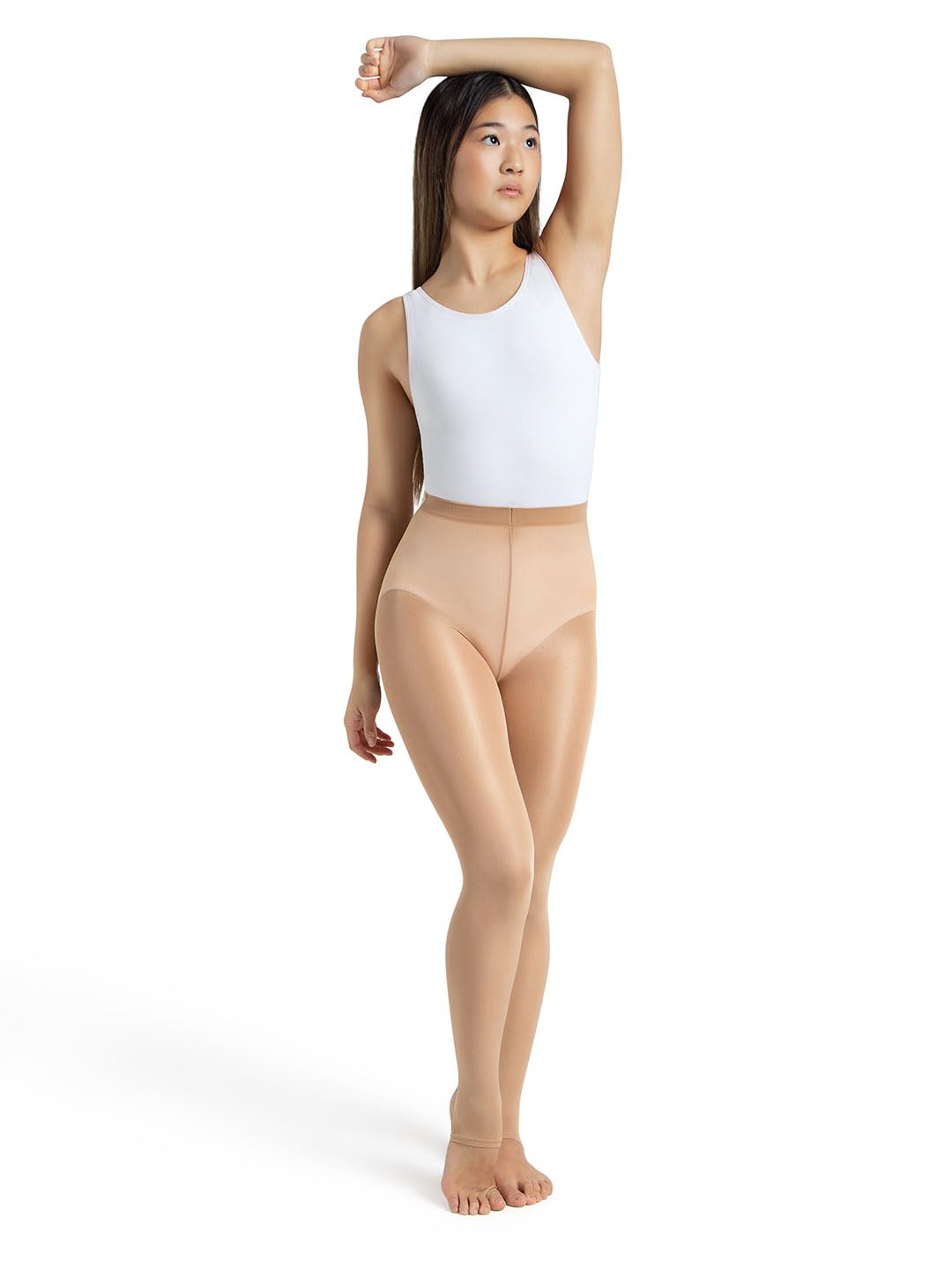 Capezio Rajstopy 126 Ultra Shimmery Stirrup Tight