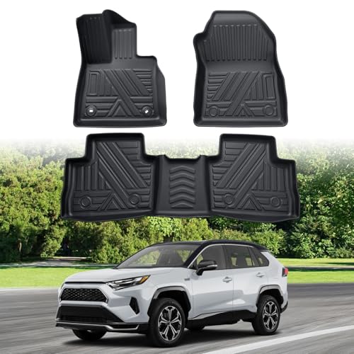 Tapis de voiture en caoutchouc TPE 3D haut de gamme pour Toyota RAV4 XA50