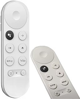 Remote Replacement Voice for Google Chromecast 4k Snow, Voice Remote Control for G9N9N/GA01409-US/GA01919-US/GA01920-US/GA01923-US/GA02463-US/GA02464-US