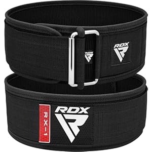 RDX Weight Lifting Belt – AUTO LOCK 4” Premium Adjustable Gym Belt for Olympic Cross Training – Support for Men Women Functional Fitness Workout – WOD Powerlifting Bodybuilding Weightlifting Deadlift