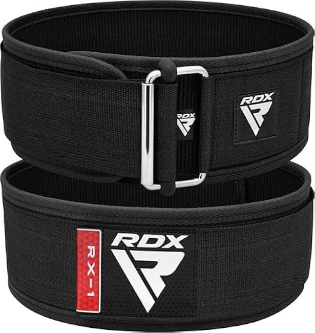 RDX Weight Lifting Belt - AUTO LOCK 4¡± Premium Adjustable Gym Belt for Olympic Cross Training - Support for Men Women Functional Fitness Workout - WOD Powerlifting Bodybuilding Weightlifting Deadlift