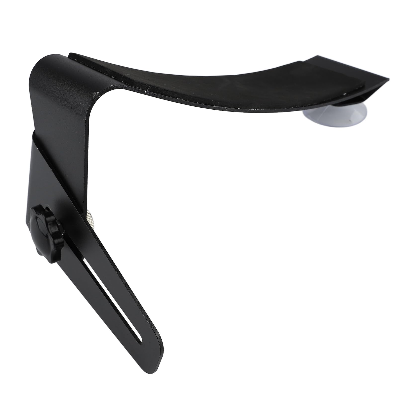 Reposapiés de Aluminio para Guitarra Soporte para Piernas con Ventosa de Goma Negro
