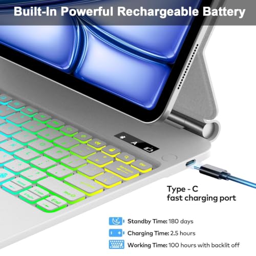 Image of Magic Keyboard Case for iPad Air 13 (M3 /M2)&iPad Pro 12.9 (6th /5th /4th /3rd)
