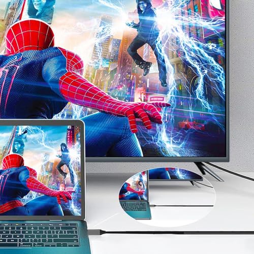 Image of USB C to DisplayPort Cable 6FT, DP to USB C Cable for Monitor, Type-C to Displayport, Type C to DP Compatible with MacBook Pro /Air, iPad Pro, iMac, Dell XPS