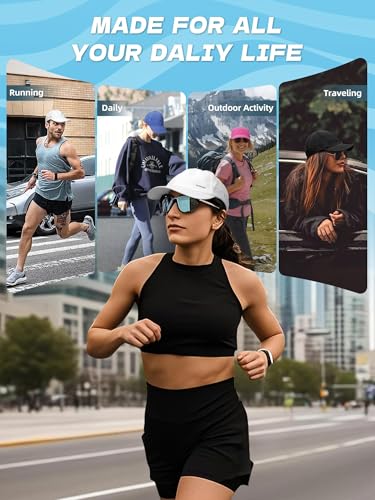 Image of Performance Running Hat for Women Men - UPF 80+ Baseball Cap, Lightweight Breathable Cooling Mesh Quick Dry for Golf