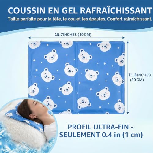Large Gel Ice Pack for Injuries Reusable, Flexible Hot Cold Therapy Pad for Hip, Back, Knee, Leg, Soothing Pain from Bruises & Sprains, Muscle Aches, Relief for Surgery, Back Pain – vue 4
