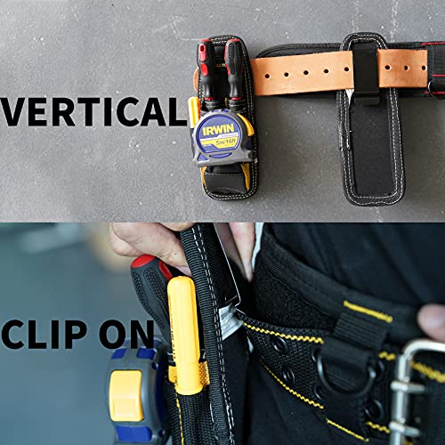 Melotough Min Construction Tool Pouch, Small Electrical Tool Holster/Utility Pocket Pouch #TOP2