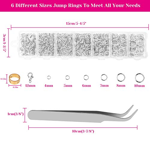 Cridoz JR-01 Jump Rings And Jewelry Pliers For Jewelry Making, Cridoz Jewelry Repair Kit thumb #2