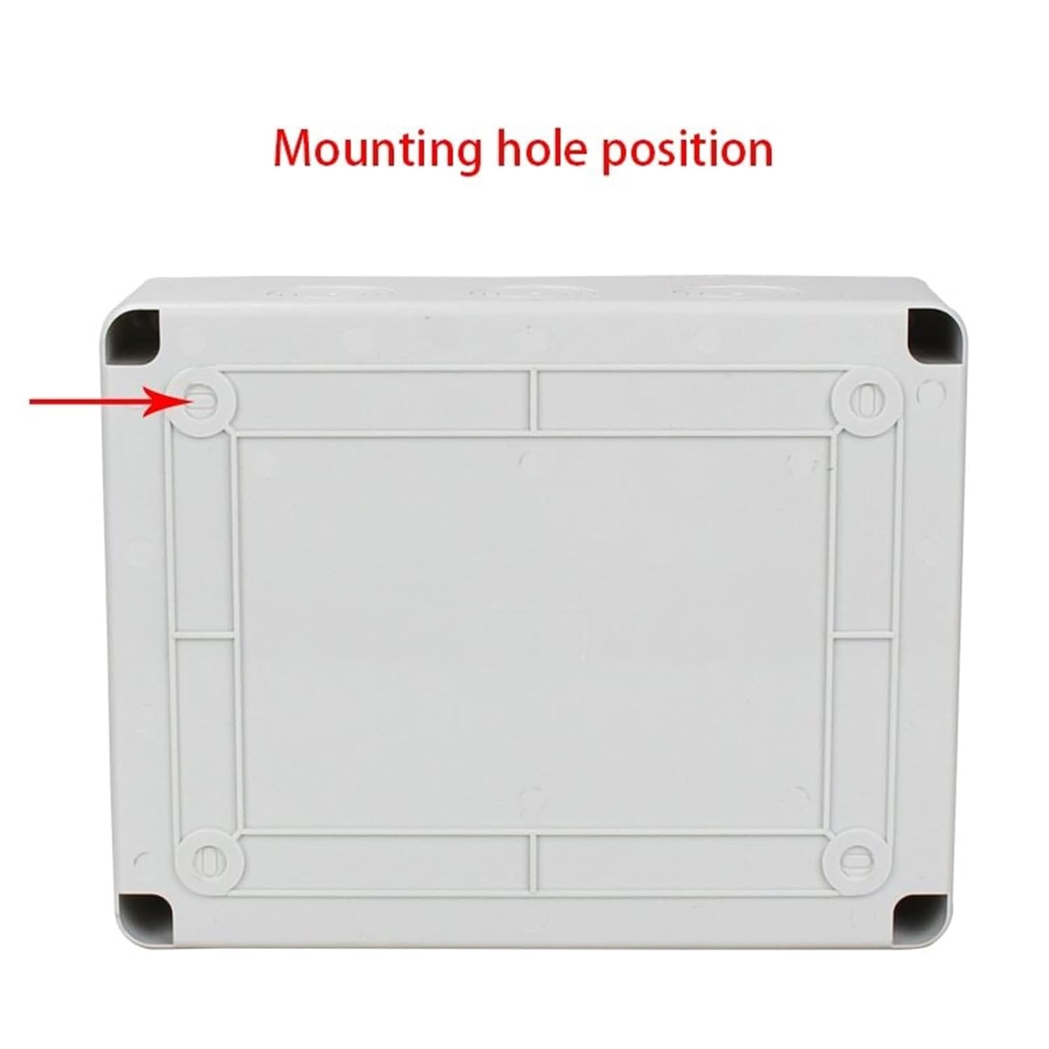Plastic Waterproof Mcb Distribution Box Surface Mount Electrical Switch Box for Circuit Breaker 5/8/12/15/18/24 Way Junction Box(HT-12 Ways)
