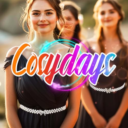 COSYDAYS Pearl Belts for Dress Elastic for Women2