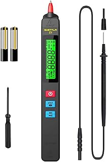 Pen Type Multimeter Smart Multimeter Electric Tester for Measure Live Wire, AC/DC Volt, Resistance, Continuity, SUETTLA Z1...