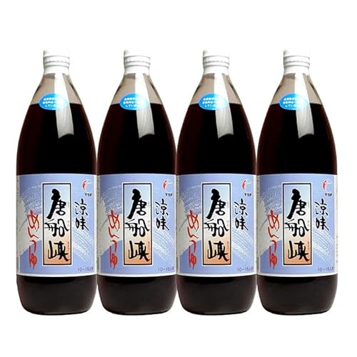 唐船峡 めんつゆ 鹿児島 まとめ買い 1リットル (x 4)