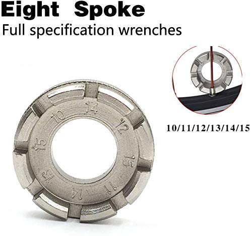 image for Holoras Bicycle Spoke Wrench Tool, 2pcs Pocket Bicycle Spoke Wrench Se